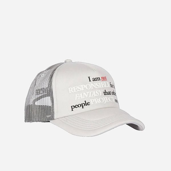 PLEASURES PLEASURES Responsible Trucker Hat P22SU057-SILVER