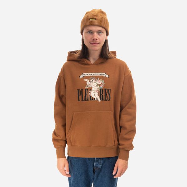 PLEASURES PLEASURES Suffering Hoodie P22F043-RUST