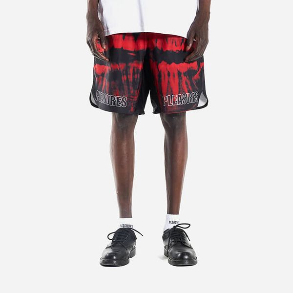 PLEASURES PLEASURES Teeth Workout Shorts P22SU027-RED