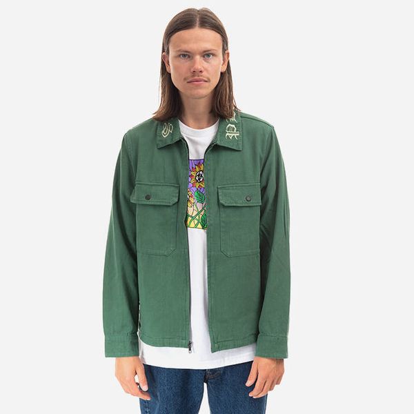 PLEASURES PLEASURES Temper Work Jacket P22F029-GREEN