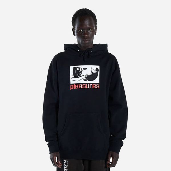 PLEASURES PLEASURES TV Hoodie P22SU046-BLACK