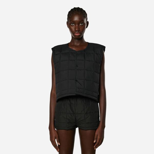 Rains Дамска жилетка Rains Жилетка с подплата W 18190 ЧЕРНА