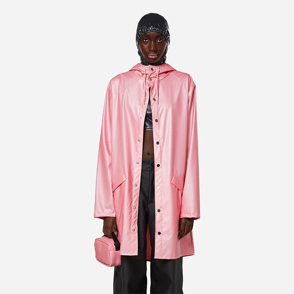 Rains Rains Essential Long Jacket 12020 PINK SKY