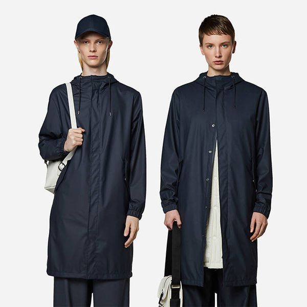 Rains Rains Fishtail Parka 18140 NAVY