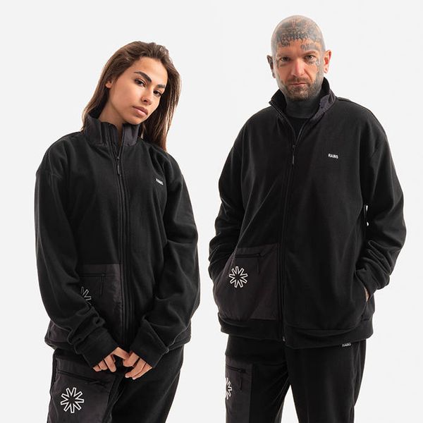 Rains Rains Fleece Jacket 18640 BLACK