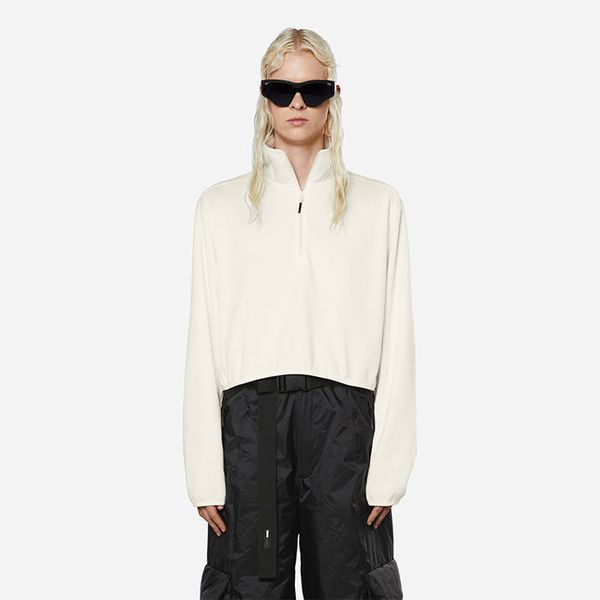 Rains Rains Fleece W Half Zip 18100 FOSSIL