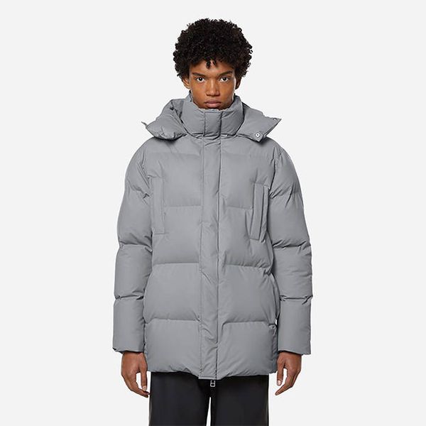 Rains Rains Hooded Puffer Coat 1524 ROCK