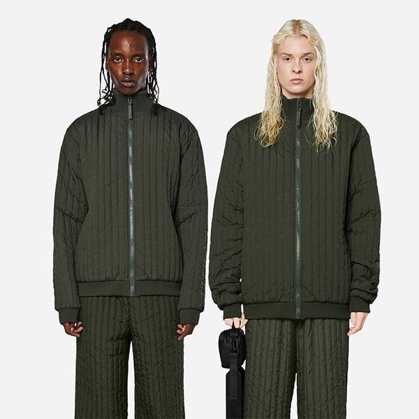 Rains Rains Liner High Neck Jacket 18300 GREEN