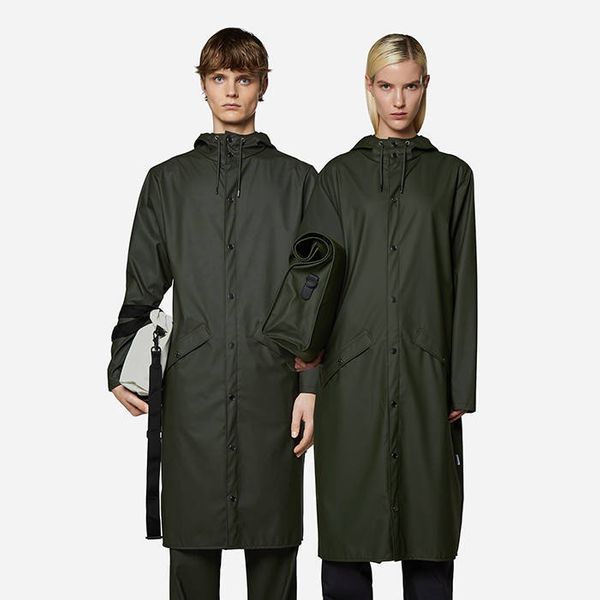 Rains Rains Longer Jacket 18360 GREEN
