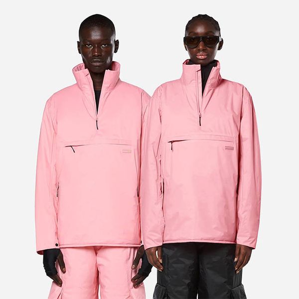 Rains Rains Padded Nylon Anorak 15490 PINK SKY