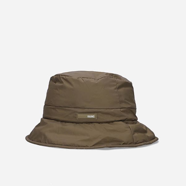 Rains Rains Padded Nylon Bucket Hat 20040 WOOD