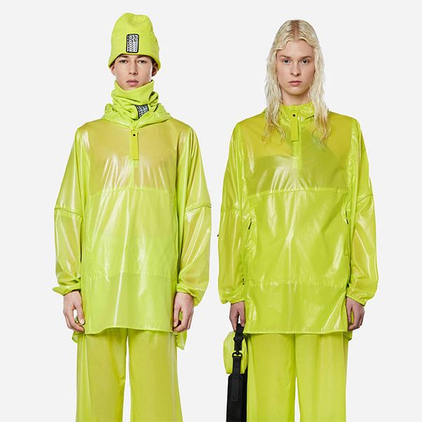 Rains Rains Ultralight Anorak 18880 REFLECTIVE DIGITAL LIME