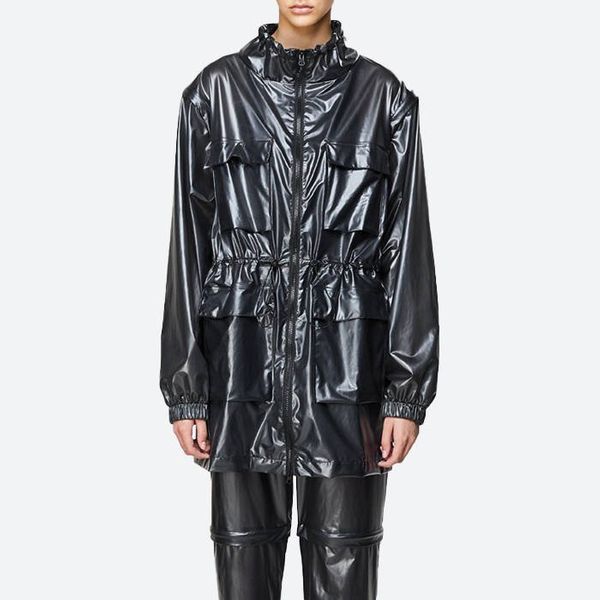 Rains Rains Ultralight Zip Off Parka 1846 SHADOW BLACK