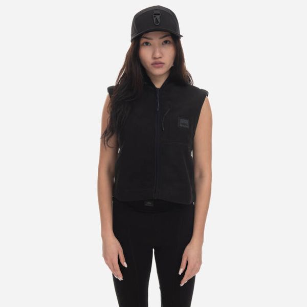 Rains Жилетка Rains Поларена жилетка W 18500 ЧЕРНА