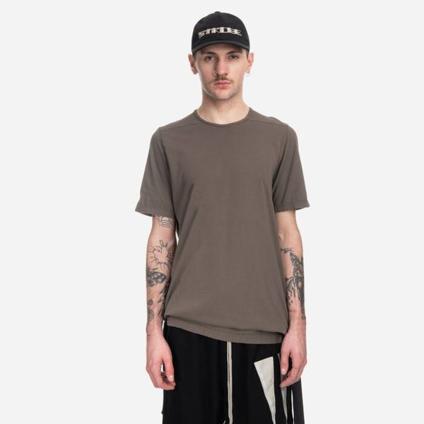 Rick Owens Мъжка тениска Rick Owens DRKSHDW Плетена тениска Level T DU01C6250 RN DUST