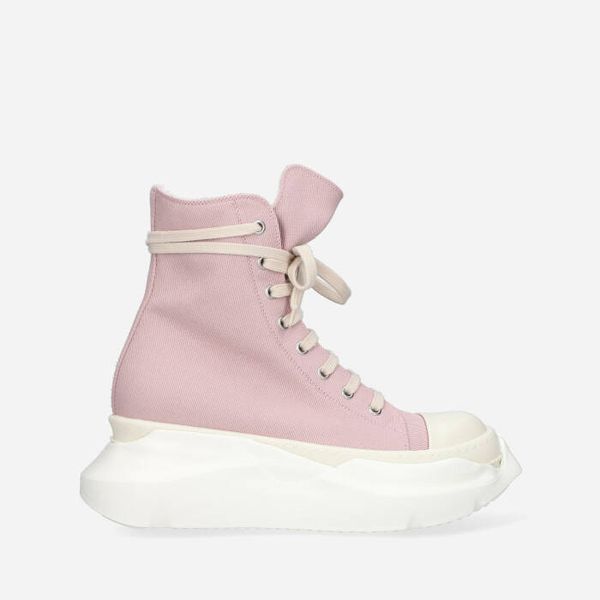 Rick Owens Мъжки обувки кецове Rick Owens Denim Shoes Abstract Sneak DU01C6840 DQ FADED PINK/MILK/MILK
