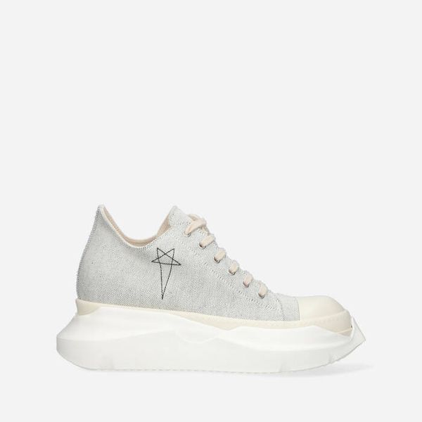 Rick Owens Мъжки обувки кецове Rick Owens Дънкови обувки Abstract DU01C6842 MMDEM4 MELANGE MILK/BLACK/MILK