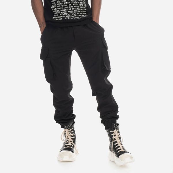 Rick Owens Мъжки панталон Rick Owens DRKSHDW Mastodon Cut DU01C6386 SBB ЧЕРЕН