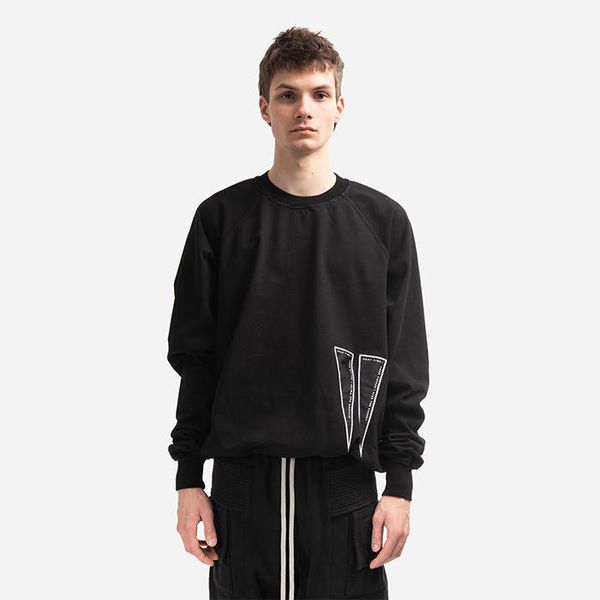 Rick Owens Rick Owens DRKSHDW Baseball T DU02B4271 RIGEH1 BLACK