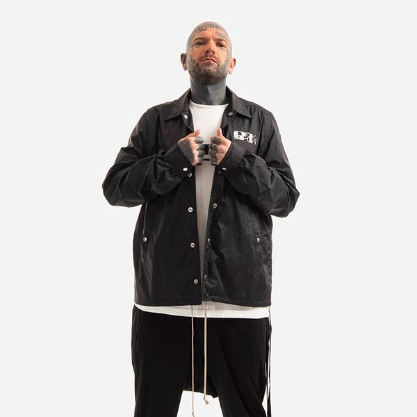 Rick Owens Rick Owens DRKSHDW Snapfront Jacket DU01B7782 NDEP3 BLACK/OYSTER