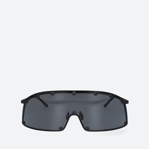 Rick Owens Rick Owens Sunglasses Shield RG0000001 GBLKB BLACK TEMPLE/BLACK LENS