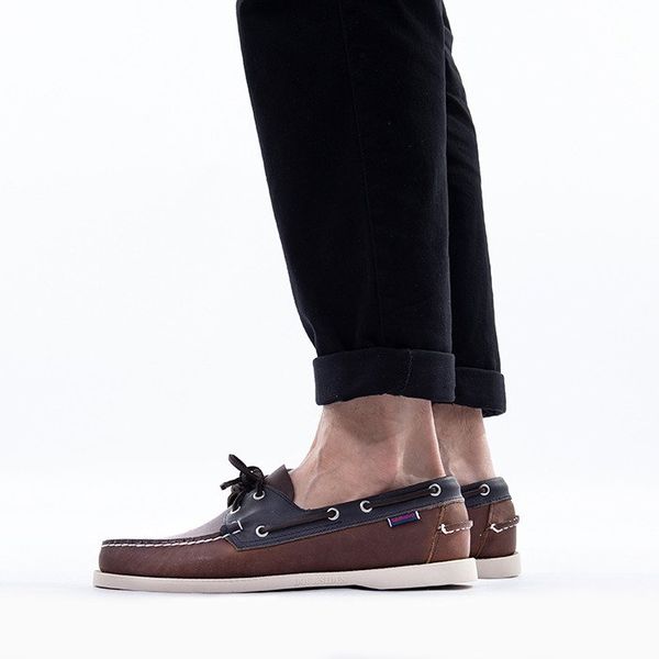 Sebago Sebago Docksides Mapple 7002T60 COGNAC - BLUE NAVY