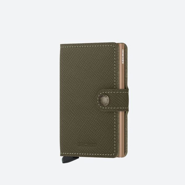 Secrid Secrid Miniwallet Saffiano Msa-Olive