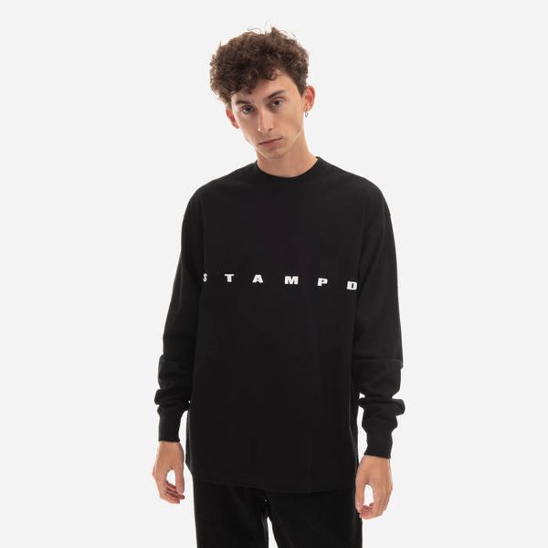 STAMPD STAMPD Strike Logo Longsleeve Relaxed Tee SLA-M2992LT-BLK
