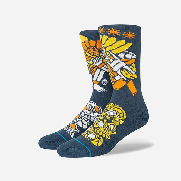 Stance Stance x Dj Javier Warrior Crew Sock A555C22DJW BLU