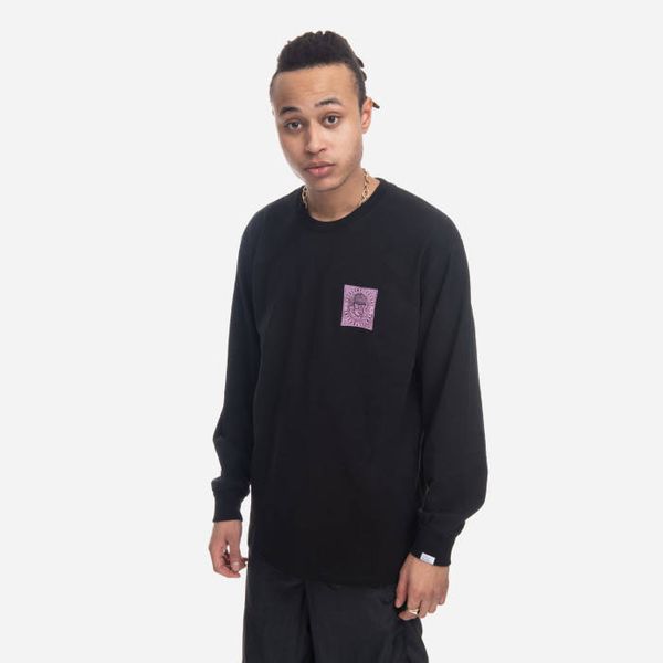 thisisneverthat Мъжка тениска thisisneverthat Stamp Tee с дълъг ръкав TN223TTSLT05 ЧЕРЕН