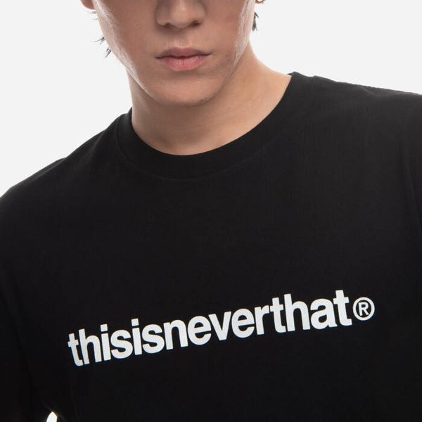 thisisneverthat Мъжка тениска thisisneverthat Тениска с лого TN230TTSST01 ЧЕРНА