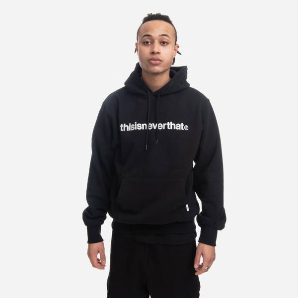 thisisneverthat Мъжки суичър thisisneverthat T-Logo Hoodie TN220TSWHO01 ЧЕРЕН