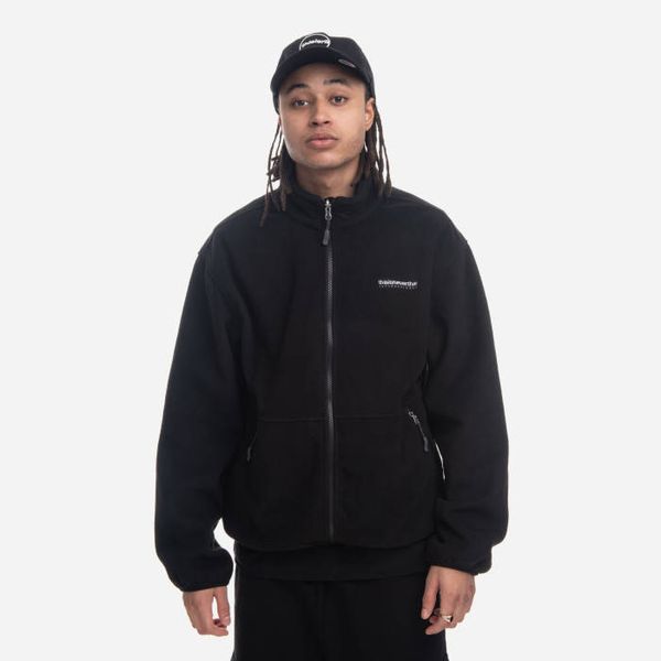 thisisneverthat Мъжко яке thisisneverthat Поларено яке TN223FOWLS01 ЧЕРНО