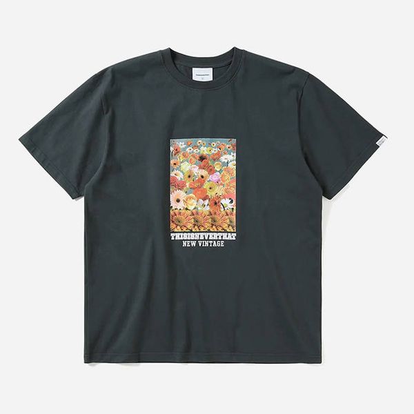 thisisneverthat Thisisneverthat Flower Collage Tee TN221TTSST29 CHARCOAL