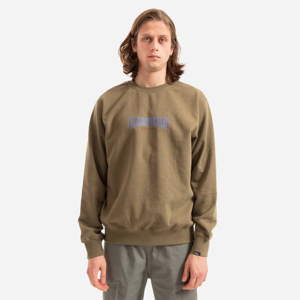 thisisneverthat thisisneverthat Low Arch Crewneck TN221TSWCW01 OLIVE
