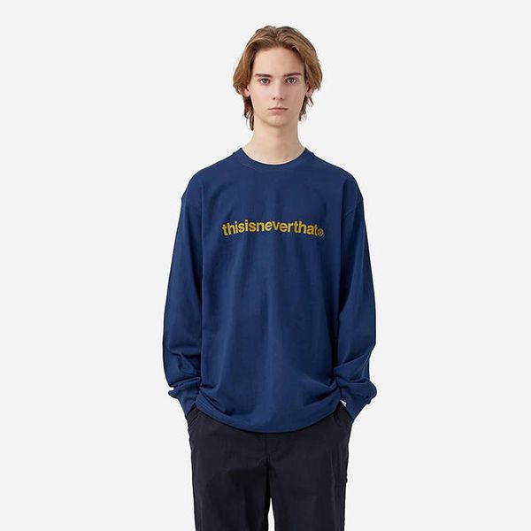 thisisneverthat thisisneverthat T-Logo Longsleeve Tee TN220TTSLT01 NAVY