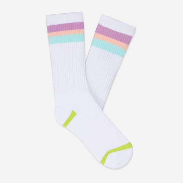 UGG UGG Clare Three Stripe Crew Sock 1103931 WRMT