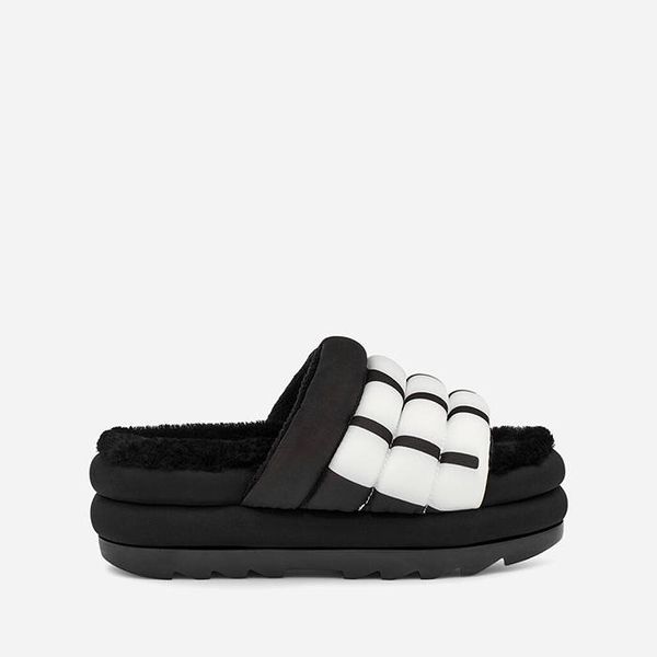 UGG UGG Maxi Slide Logo 1127067 BLK