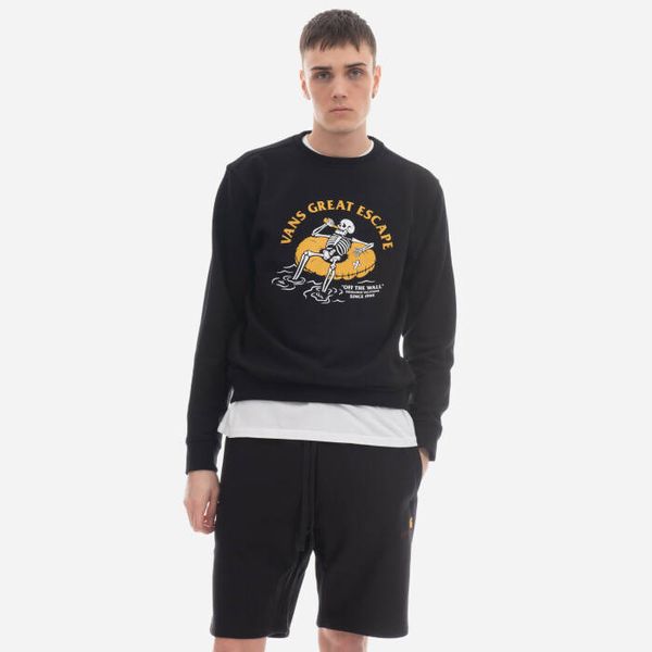 Vans Мъжки суичър Vans Permanent Vacation Crew VN0006F0BLK