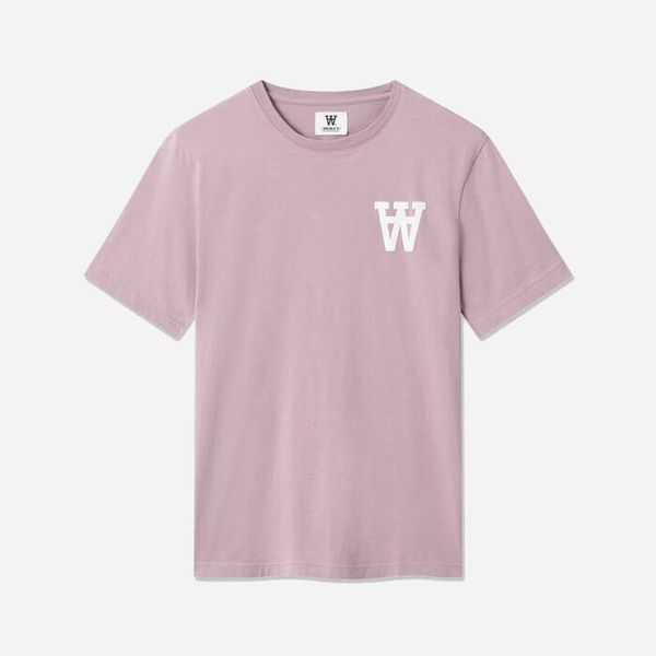 Wood Wood Мъжка тениска Wood Wood Ace T-shirt GOTS 10245704-2222 LIGHT AMETHYST