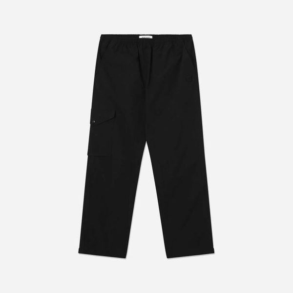 Wood Wood Мъжки панталон Wood Wood Halsey Crispy Tech Trousers 12245009-1283 ЧЕРЕН