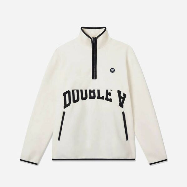 Wood Wood Мъжки суичър Wood Wood Суичър Jay Zip Fleece 10245612-2487 OFF WHITE