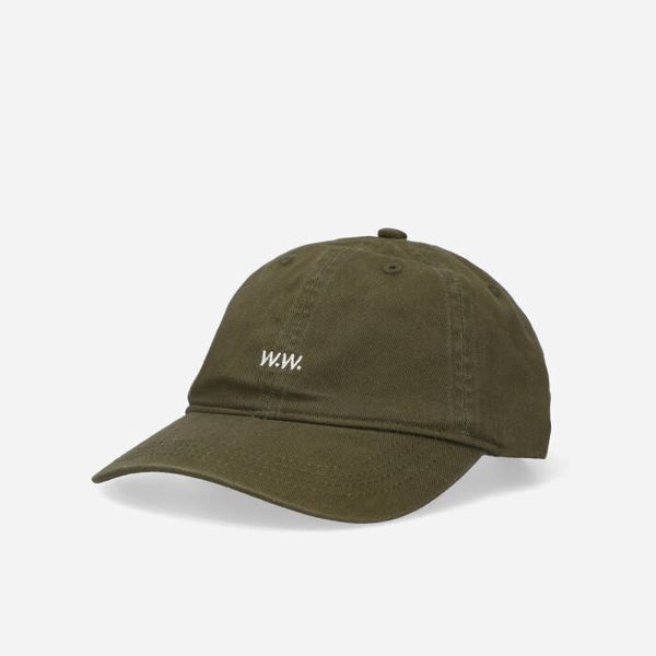 Wood Wood Шапка Wood Wood Нископрофилна шапка от кепър 12110804-7083 EARTH