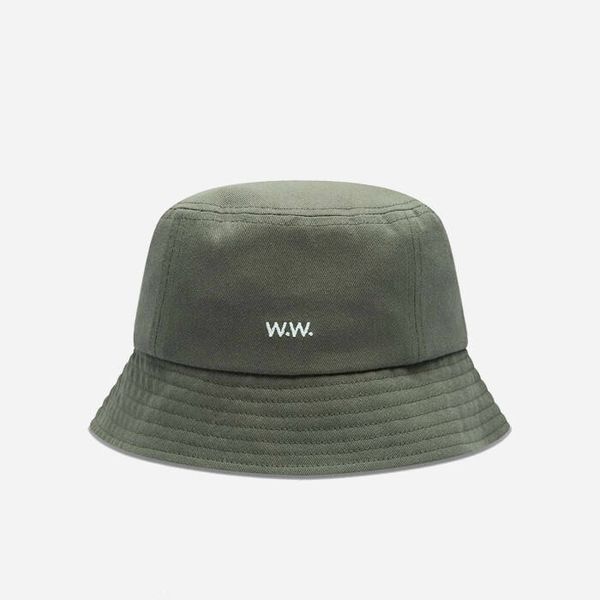 Wood Wood Шапка Wood Wood Ossian Bucket Hat 12240817-7083 DUSTY GREEN