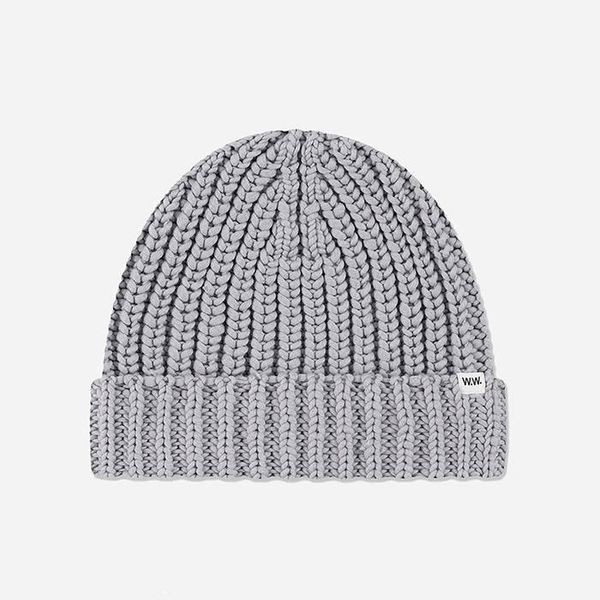 Wood Wood Wood Wood Aisha Puff Wool Beanie 12230800-4038 SILVER GREY