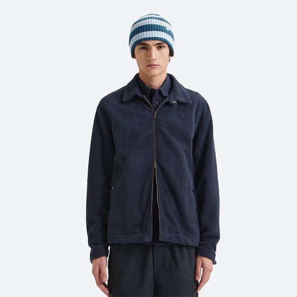 Wood Wood Wood Wood Alister Fleece Jacket 12135104-2494 NAVY