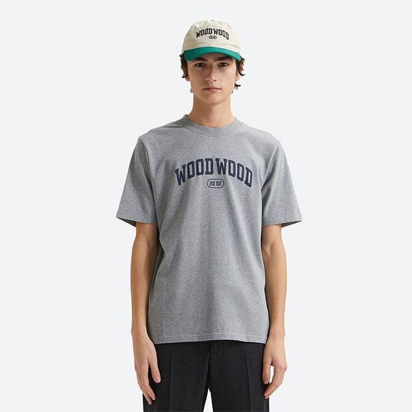 Wood Wood Wood Wood Bobby IVY T-shirt 12135703-2489 GREY MELANGE
