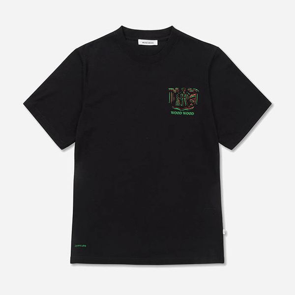 Wood Wood Wood Wood Bobby JC Robot T-shirt 12215709-2491 BLACK