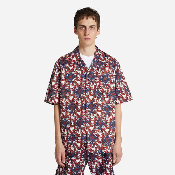 Wood Wood Wood Wood Johan Chateau SS Shirt 12225313-1612 RED AOP