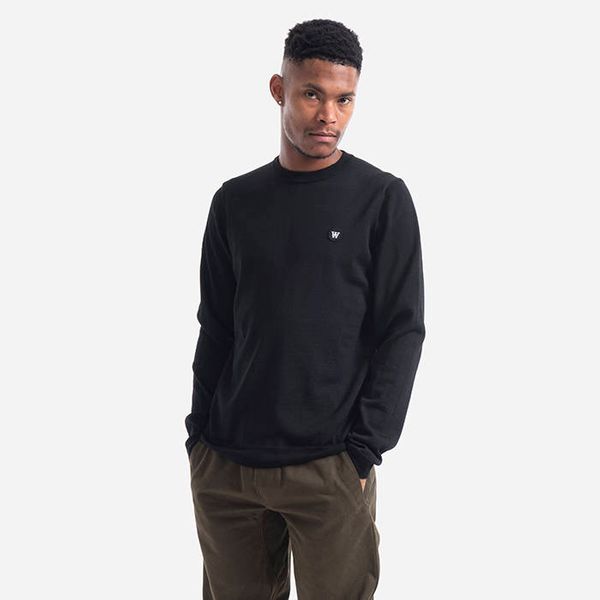Wood Wood Wood Wood Kip Crewneck 10005507-4142 BLACK